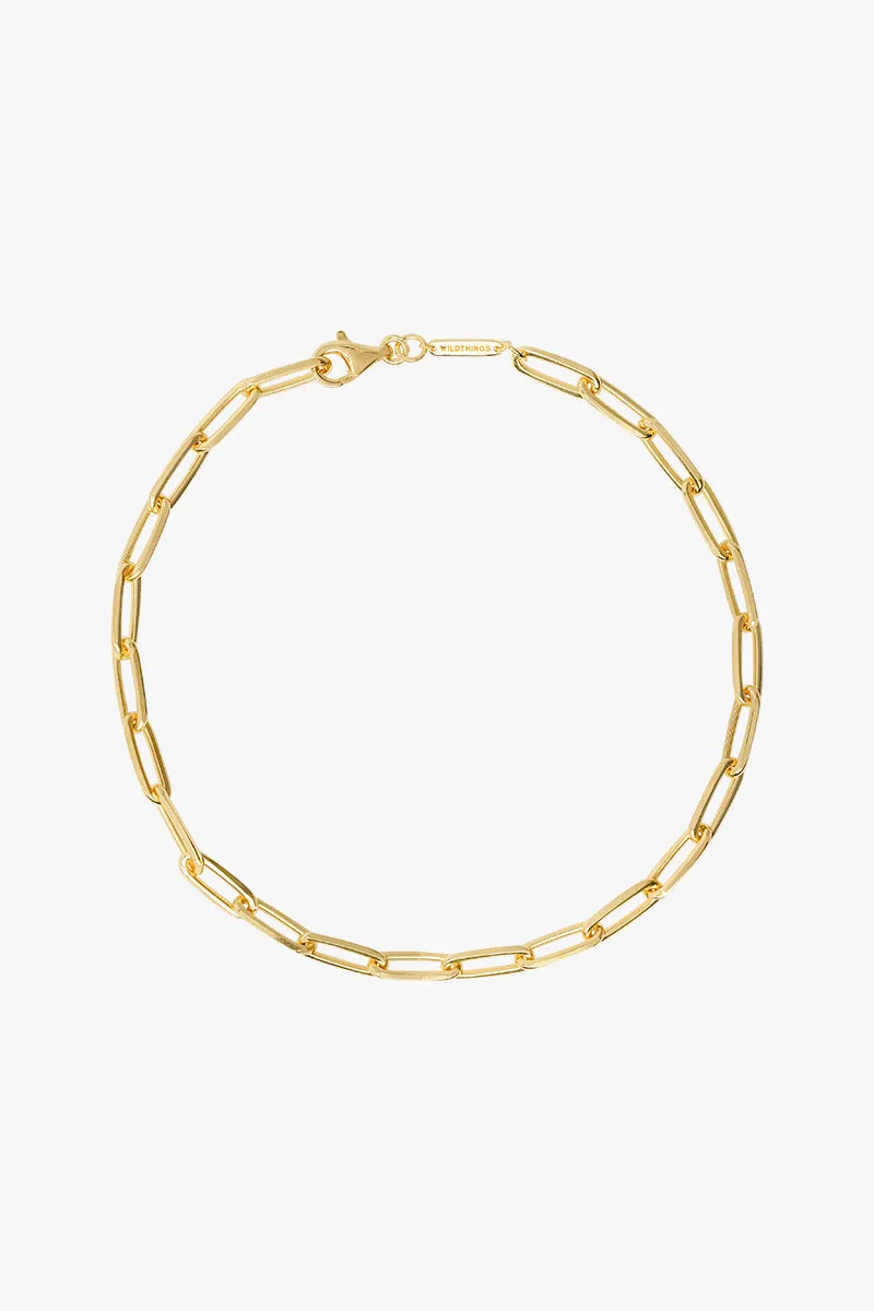 Chunky chain necklace gold plated (43cm) Wildthings Collectables