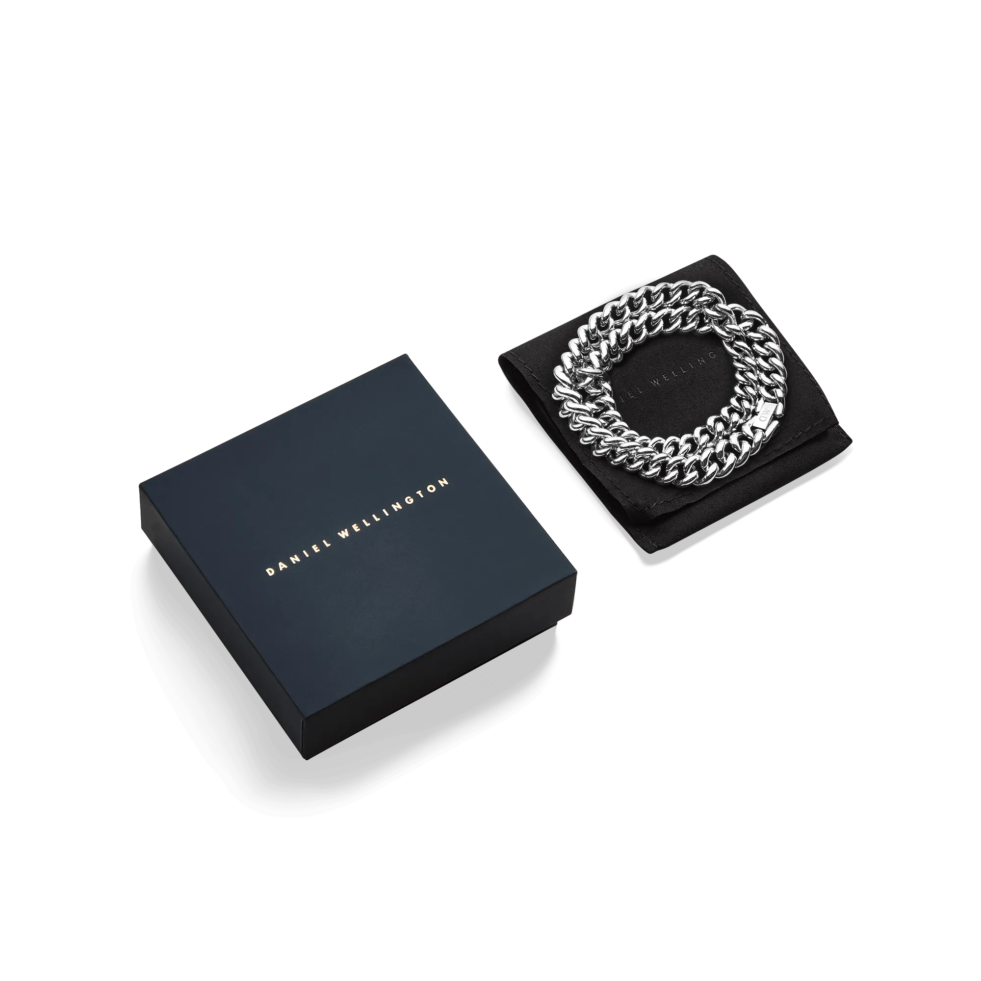 Chunky Chain Necklace Silver Daniel Wellington