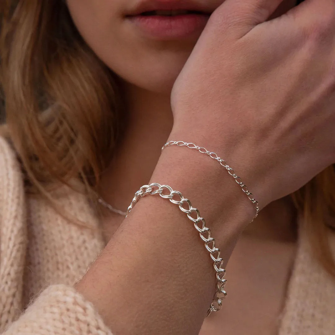 Chunky Dune Silver Bracelet