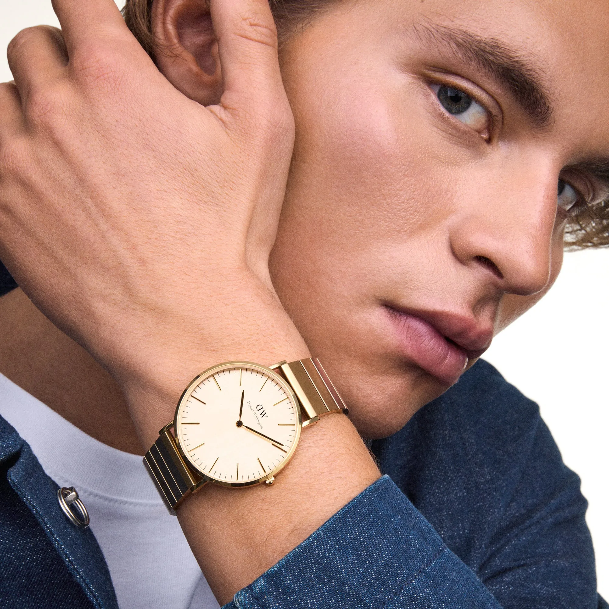 Classic Piano Link Gold Unitone Daniel Wellington