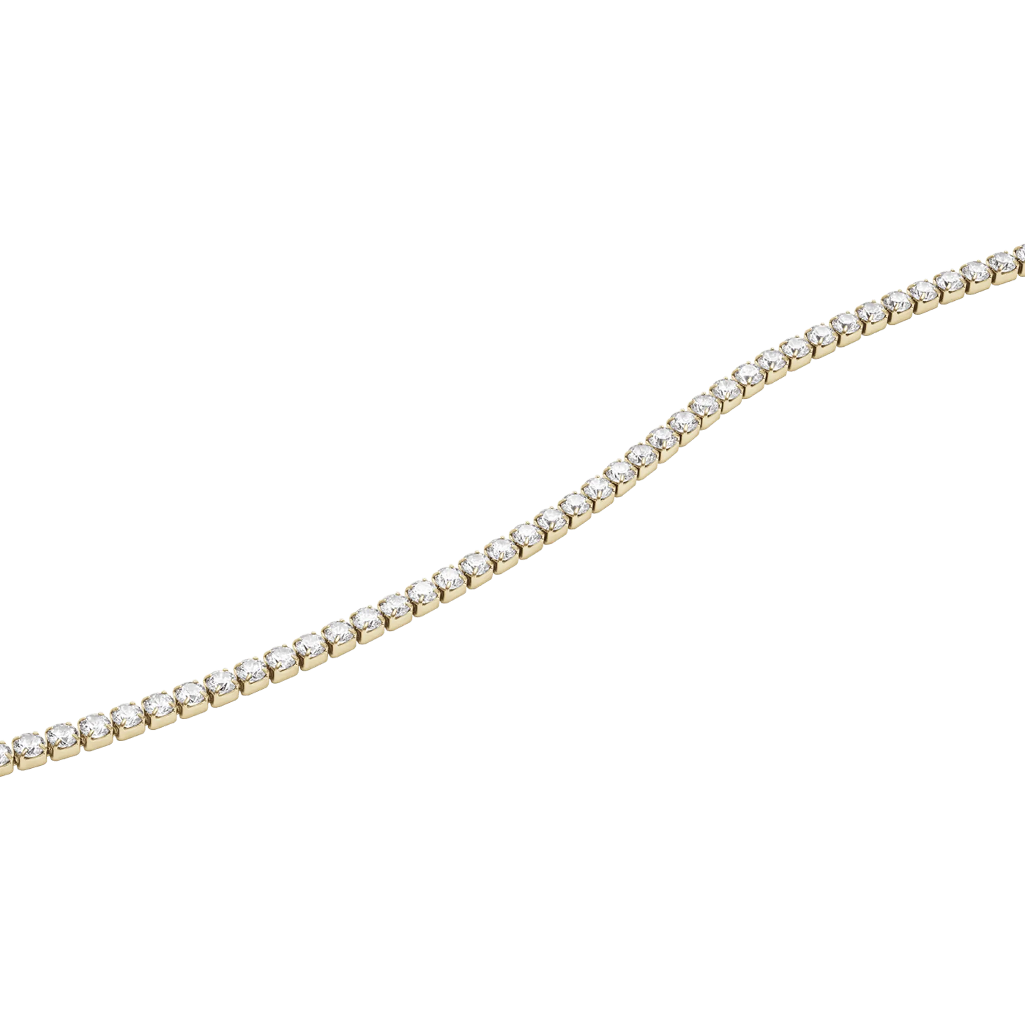 Classic Tennis Necklace Gold Daniel Wellington