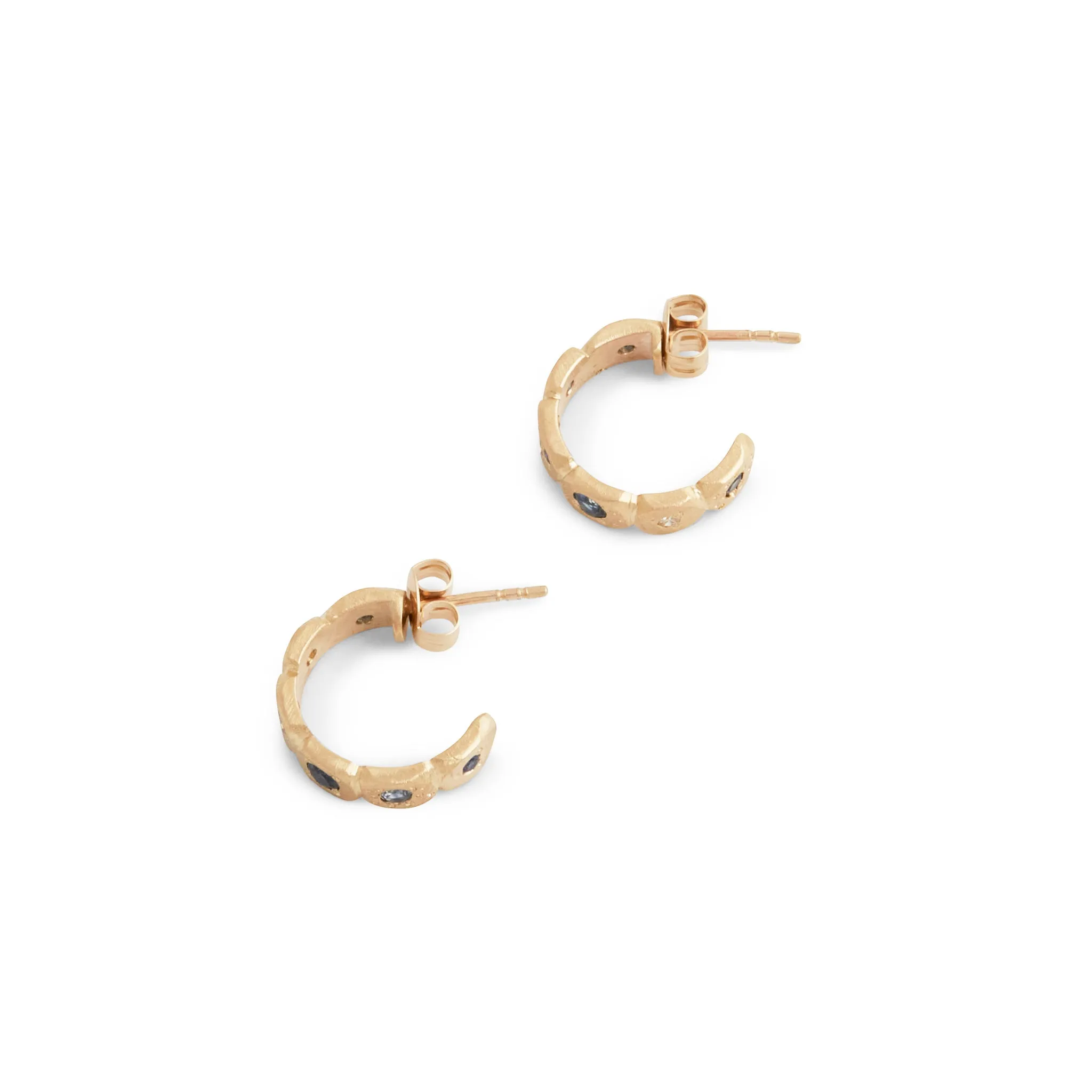 Coastal Treasures Teal 2 Hoop Earrings Pieces of Eight