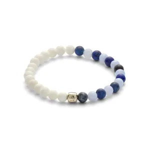 ColorUp Dubai (6mm) Silver Bracelet w. Agate