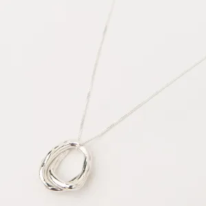 Cord Silver Necklace