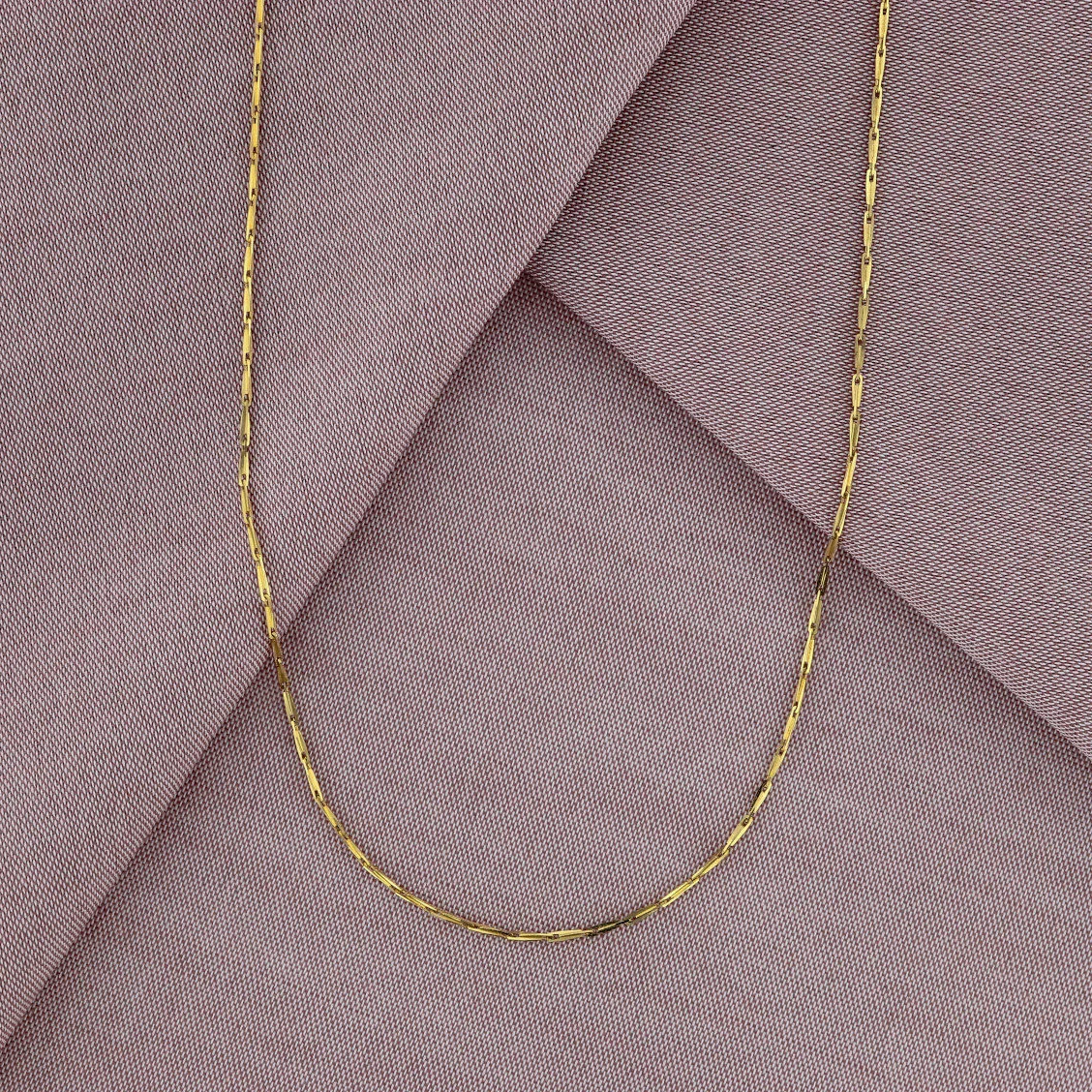 Corn chain 18K Gold Necklace