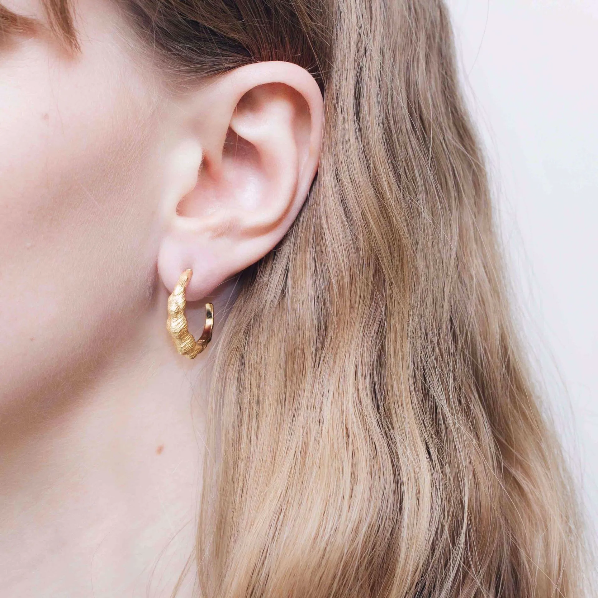 Creation Gold Plated Hoops