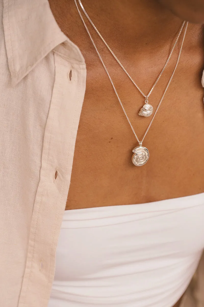 Crown Shell Necklace Silver Wildthings Collectables