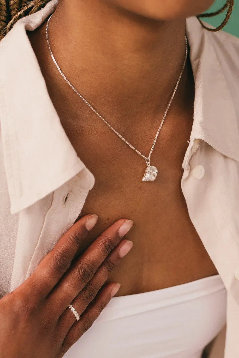 Crown Shell Necklace Silver Wildthings Collectables