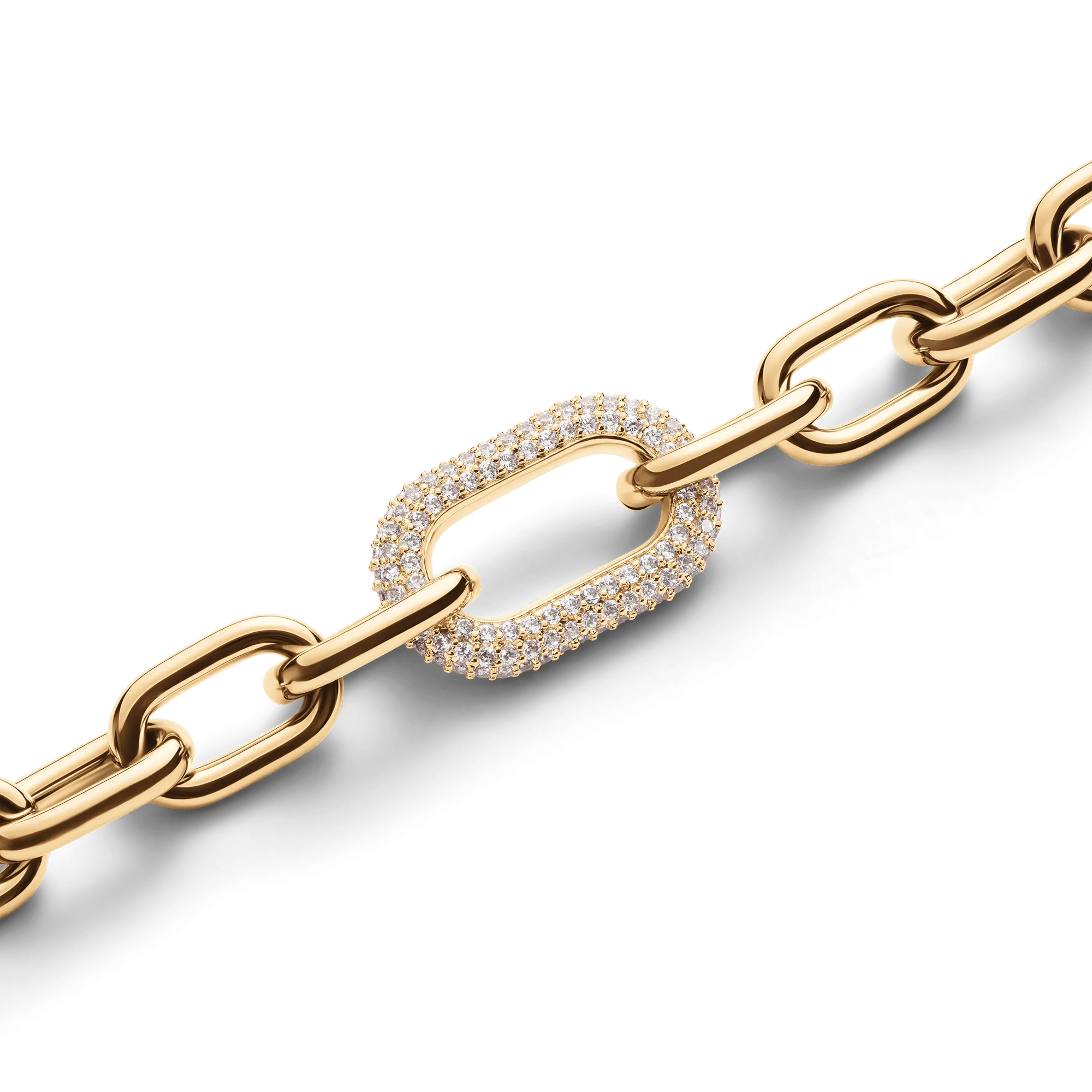 Crystal Link Bracelet Gold Daniel Wellington