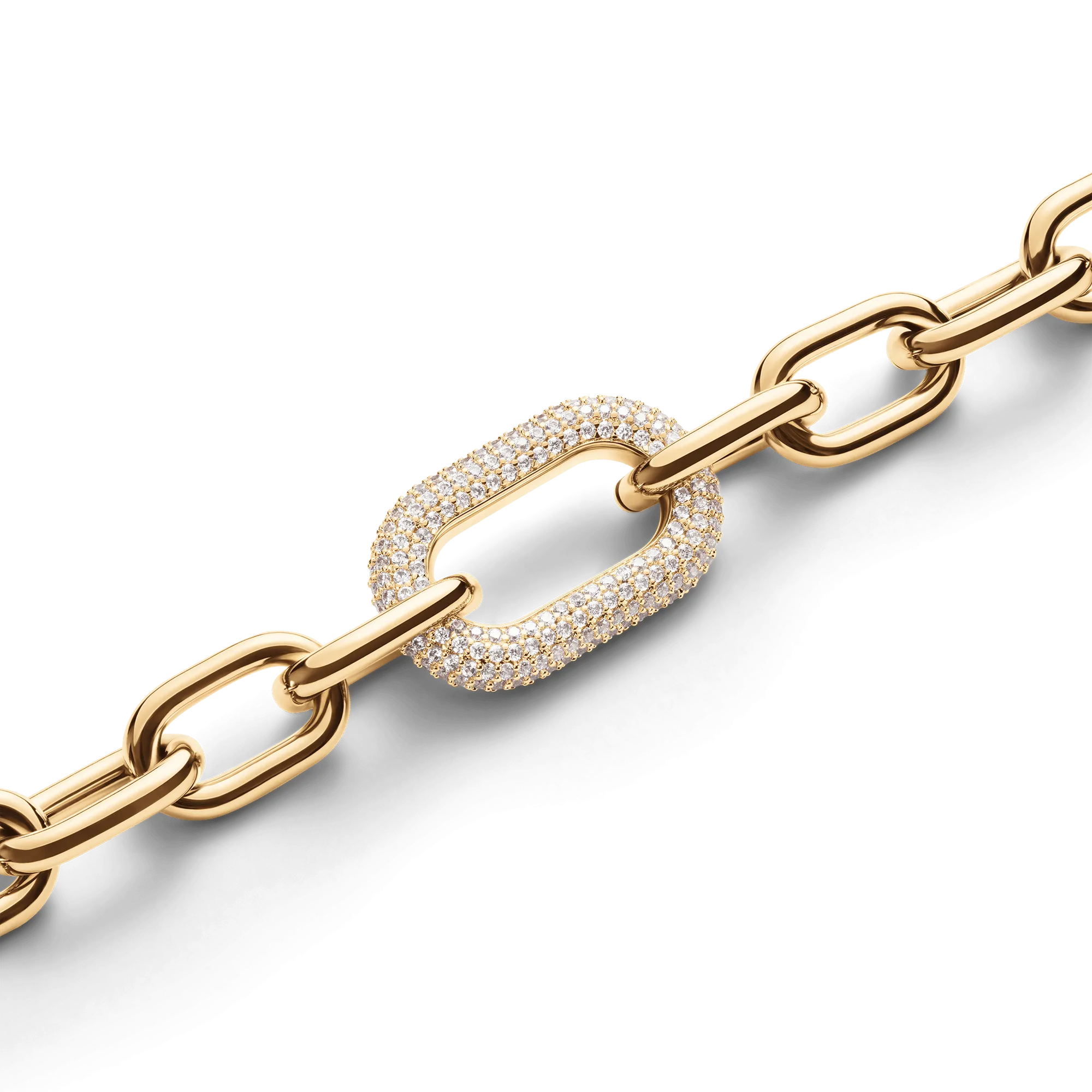 Crystal Link Necklace Gold Daniel Wellington