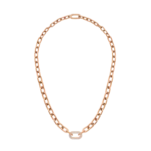 Crystal Link Necklace Rose Gold Daniel Wellington
