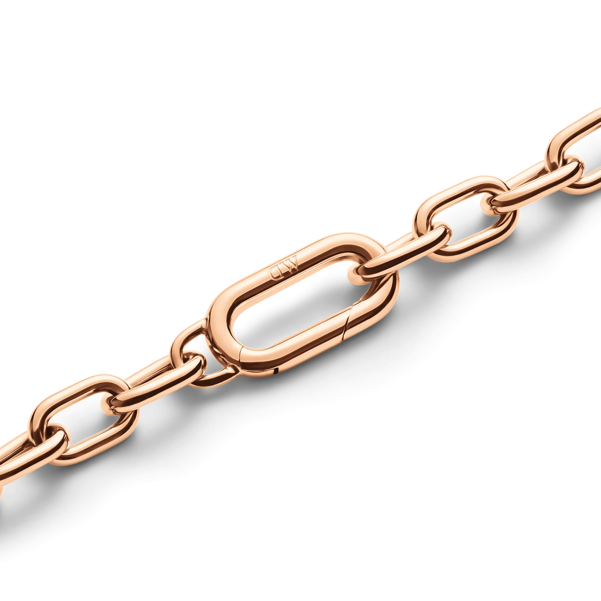 Crystal Link Necklace Rose Gold Daniel Wellington