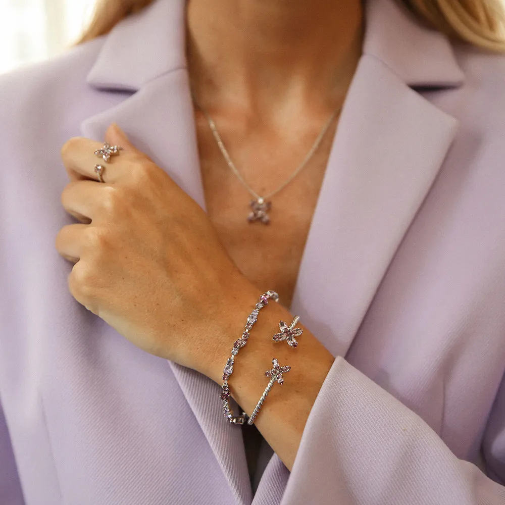 Crystal Star Bracelet / Light Amethyst Caroline Svedbom
