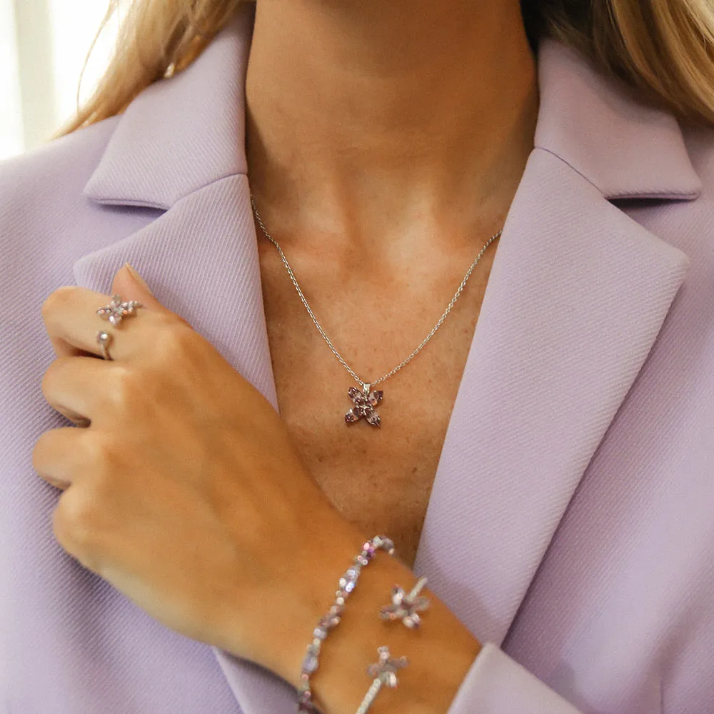 Crystal Star Necklace / Light Amethyst Caroline Svedbom