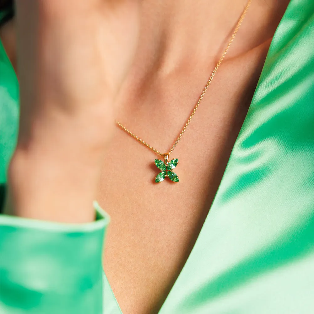 Crystal Star Necklace / Peridot Caroline Svedbom