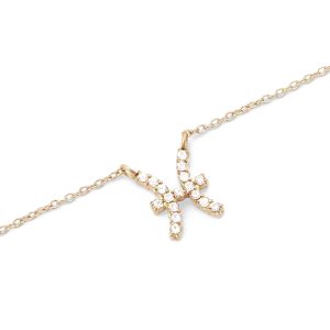 Crystal Zodiac Chain Necklace Gold Daniel Wellington