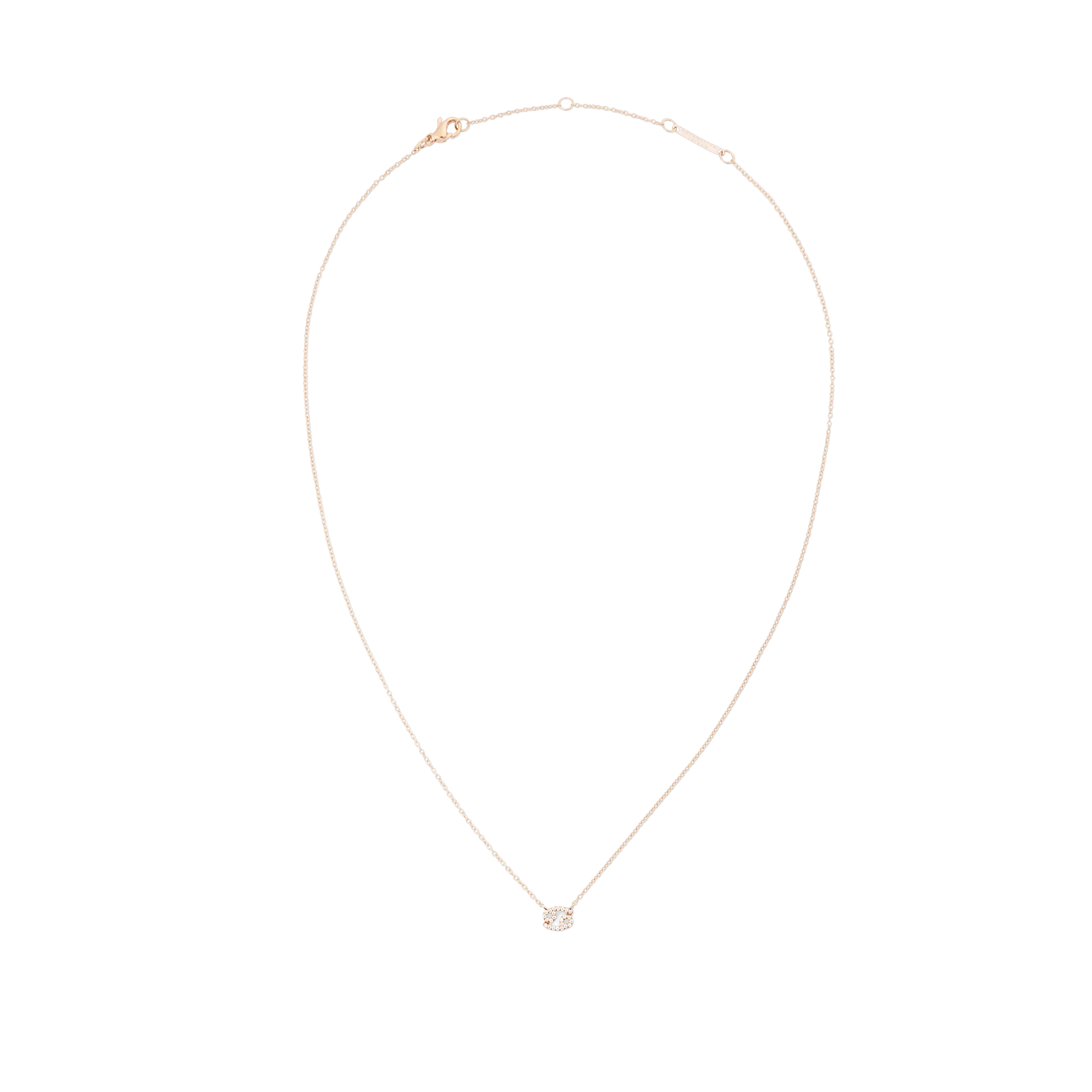 Crystal Zodiac Chain Necklace Rose Gold Daniel Wellington