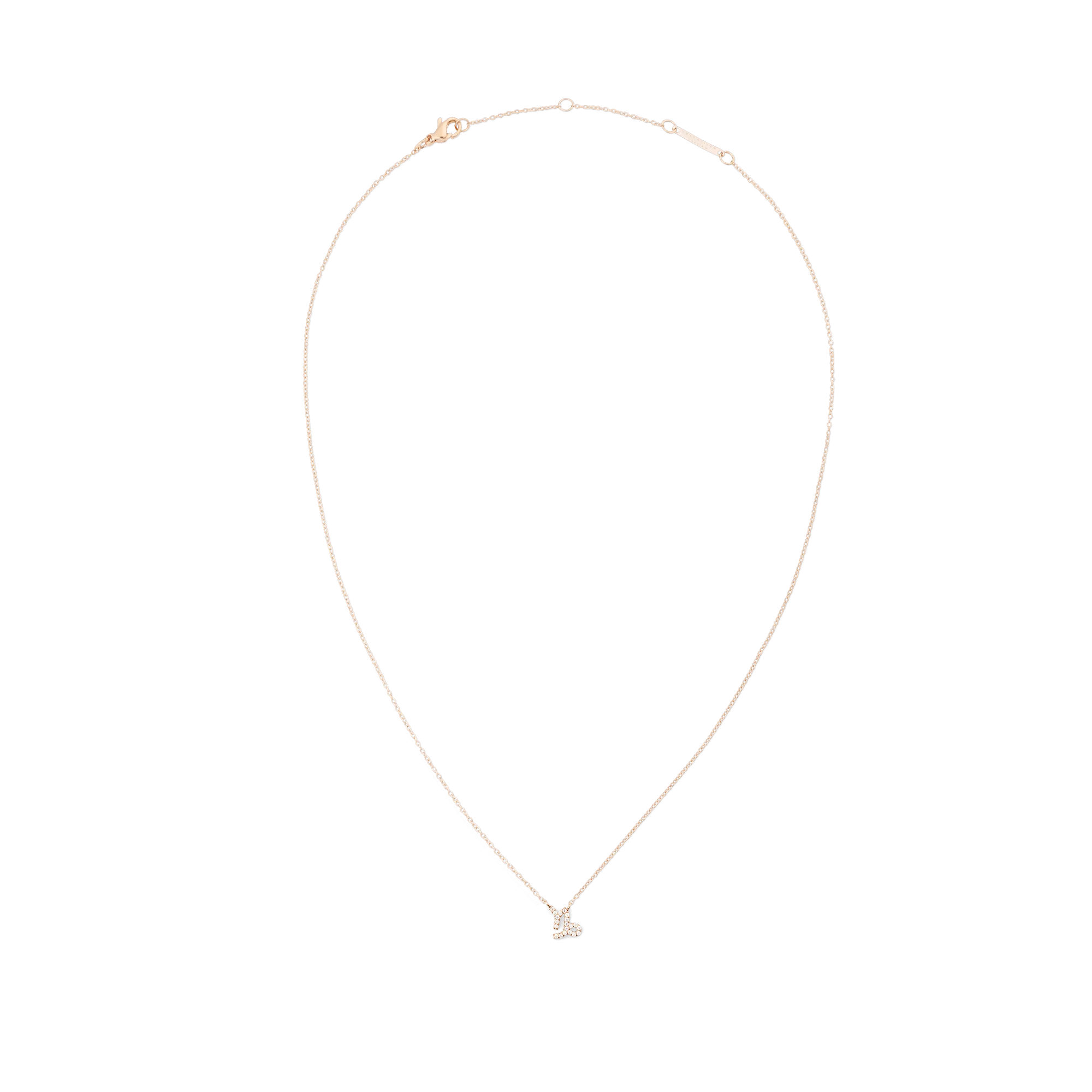 Crystal Zodiac Chain Necklace Rose Gold Daniel Wellington