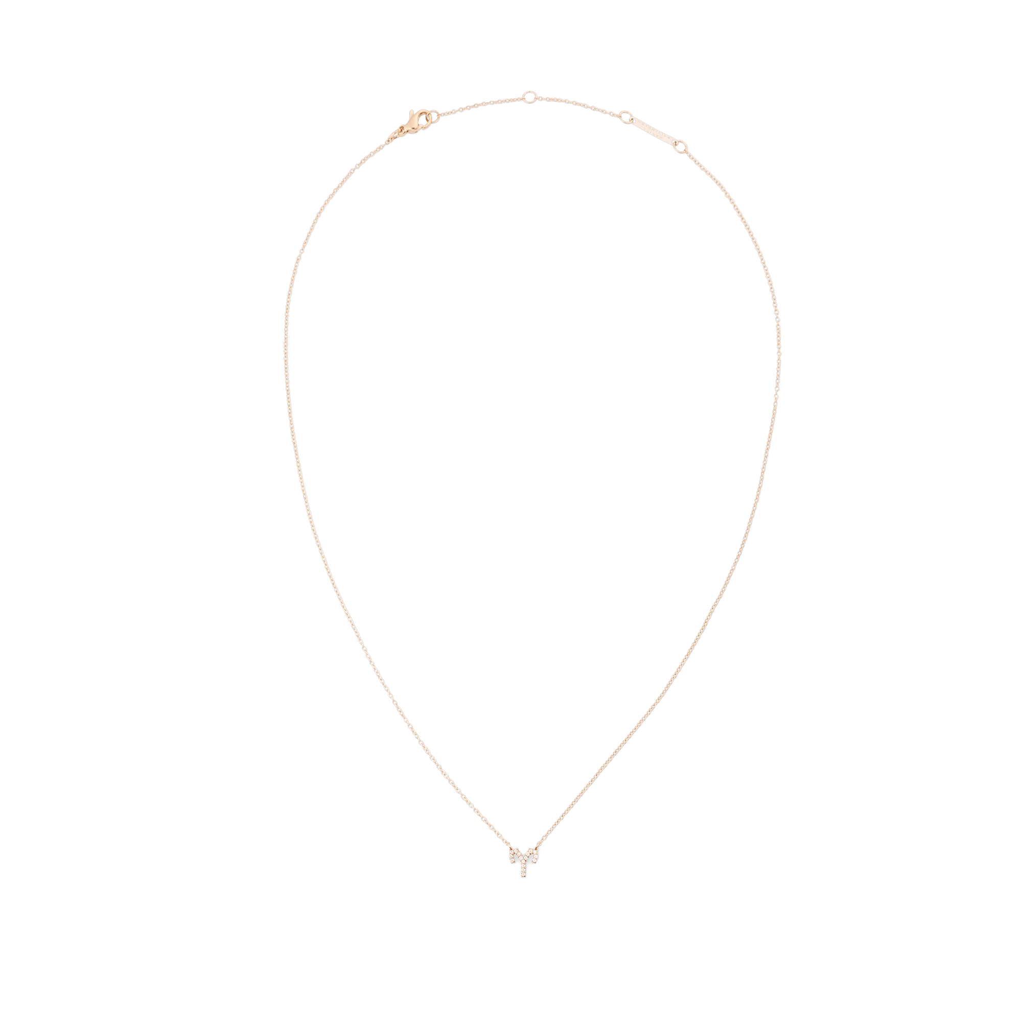 Crystal Zodiac Chain Necklace Rose Gold Daniel Wellington