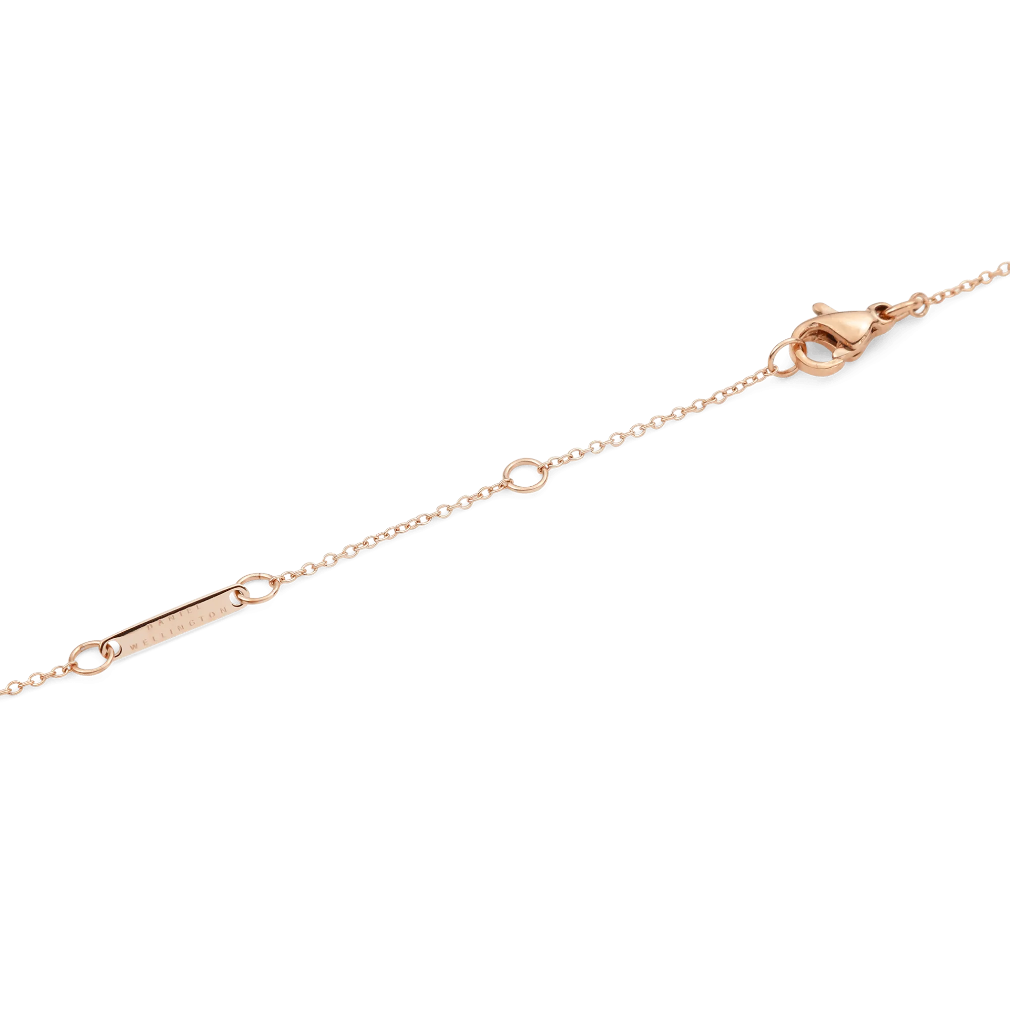 Crystal Zodiac Chain Necklace Rose Gold Daniel Wellington