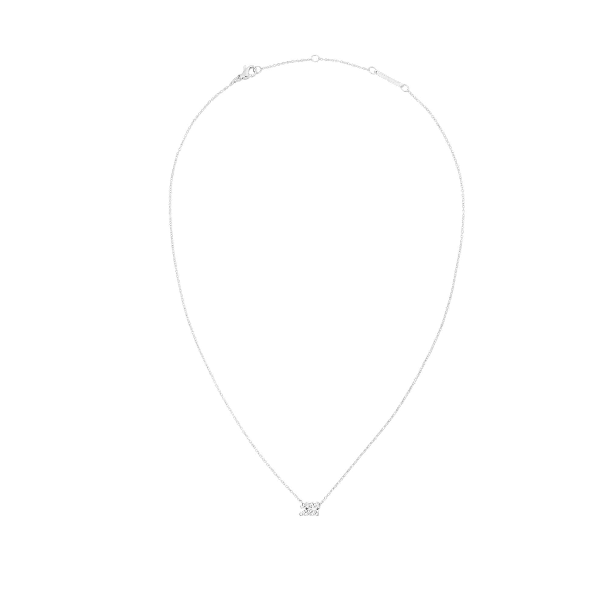 Crystal Zodiac Chain Necklace Silver Daniel Wellington