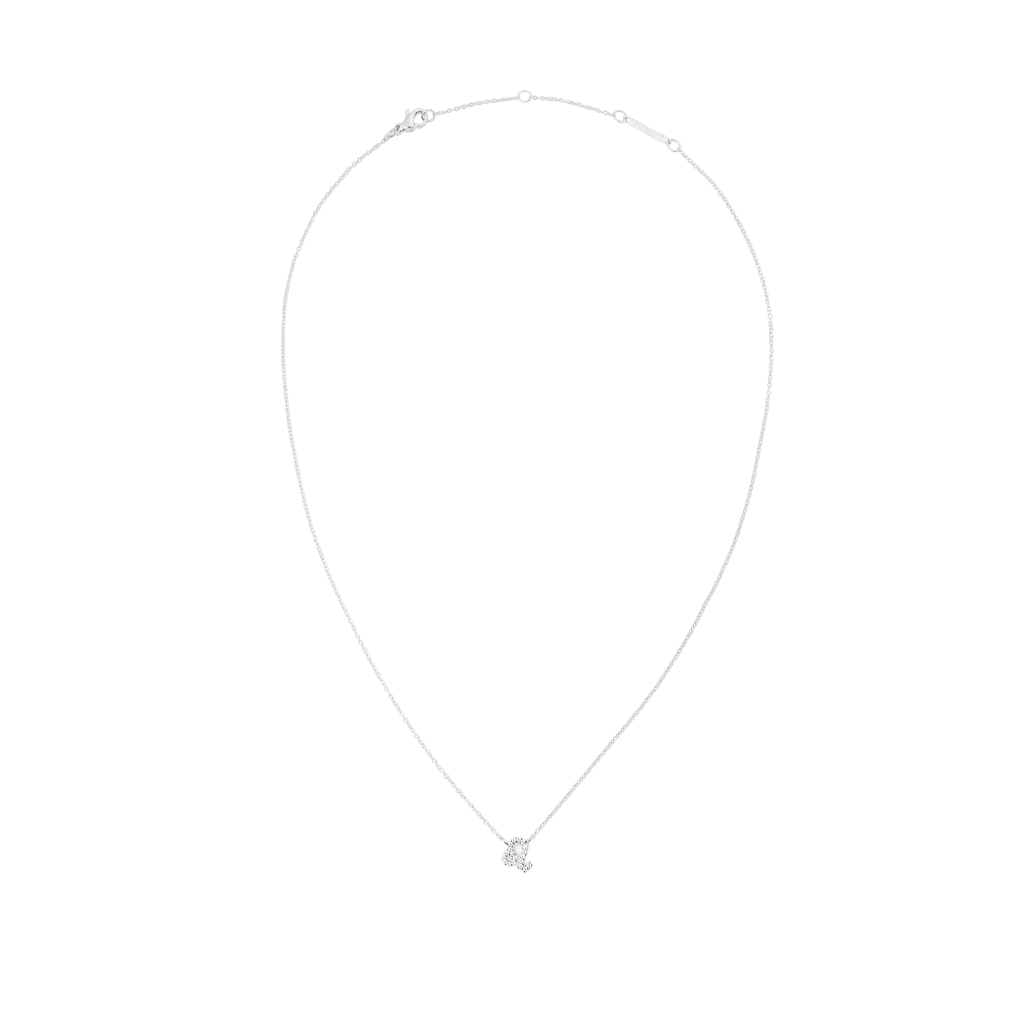 Crystal Zodiac Chain Necklace Silver Daniel Wellington