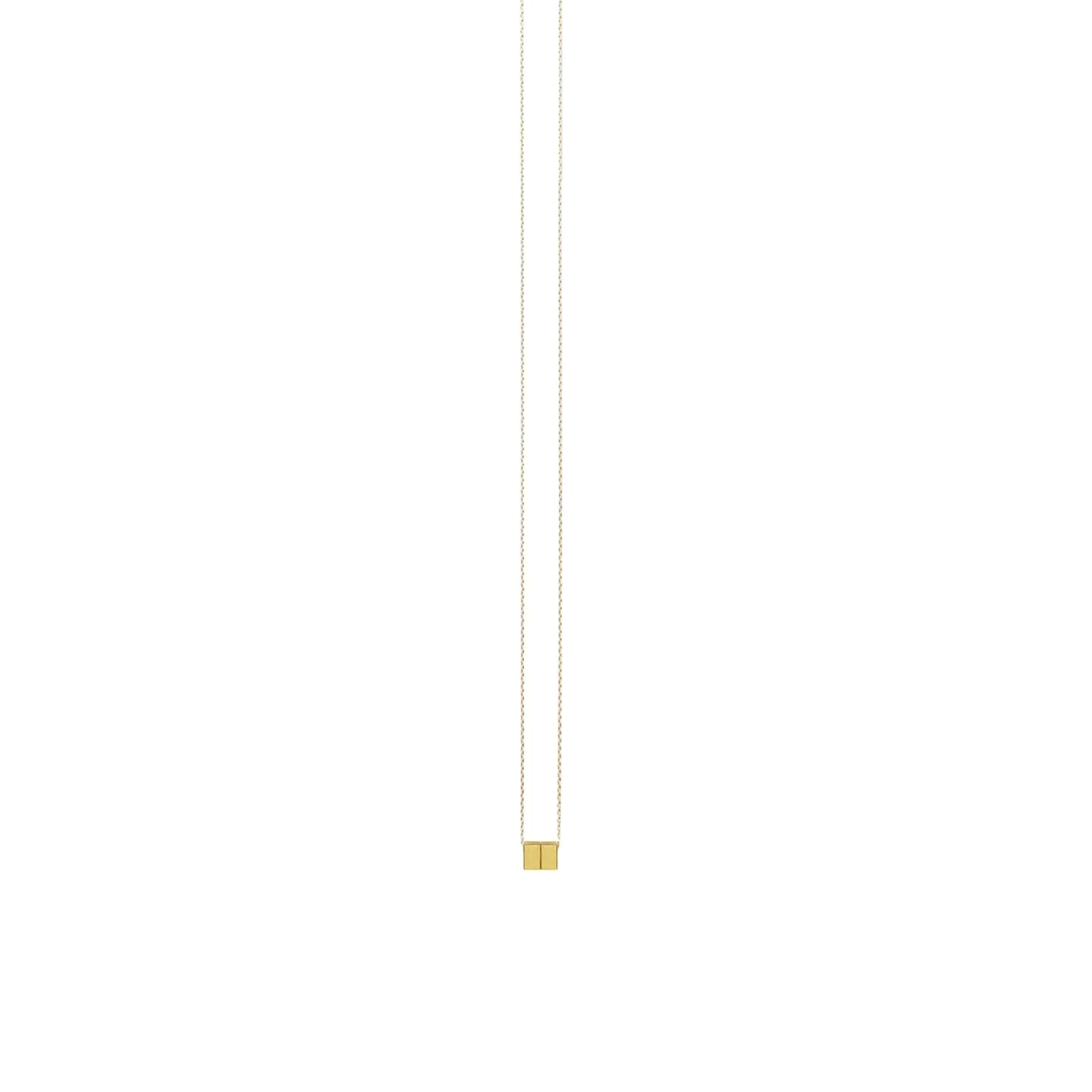 Cube 18K Gold Necklace