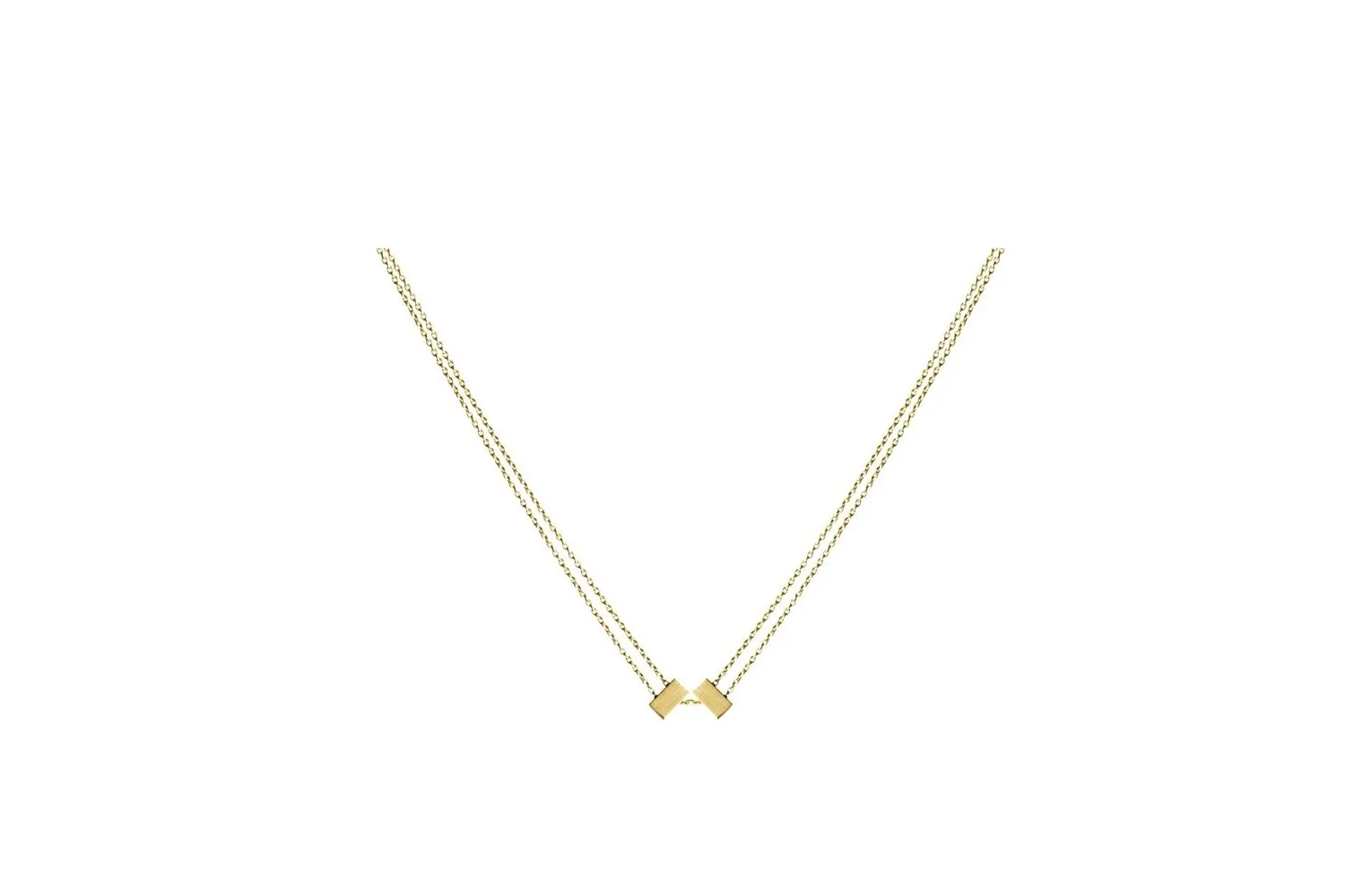 Cube 18K Gold Necklace