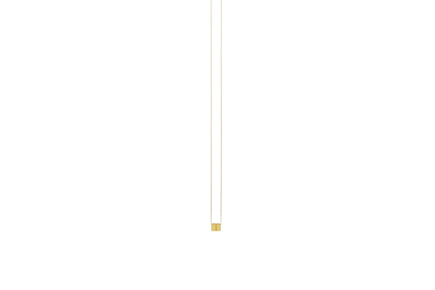 Cube 18K Gold Necklace