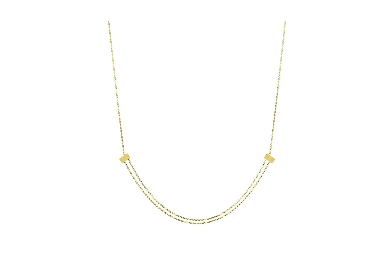Cube 18K Gold Necklace