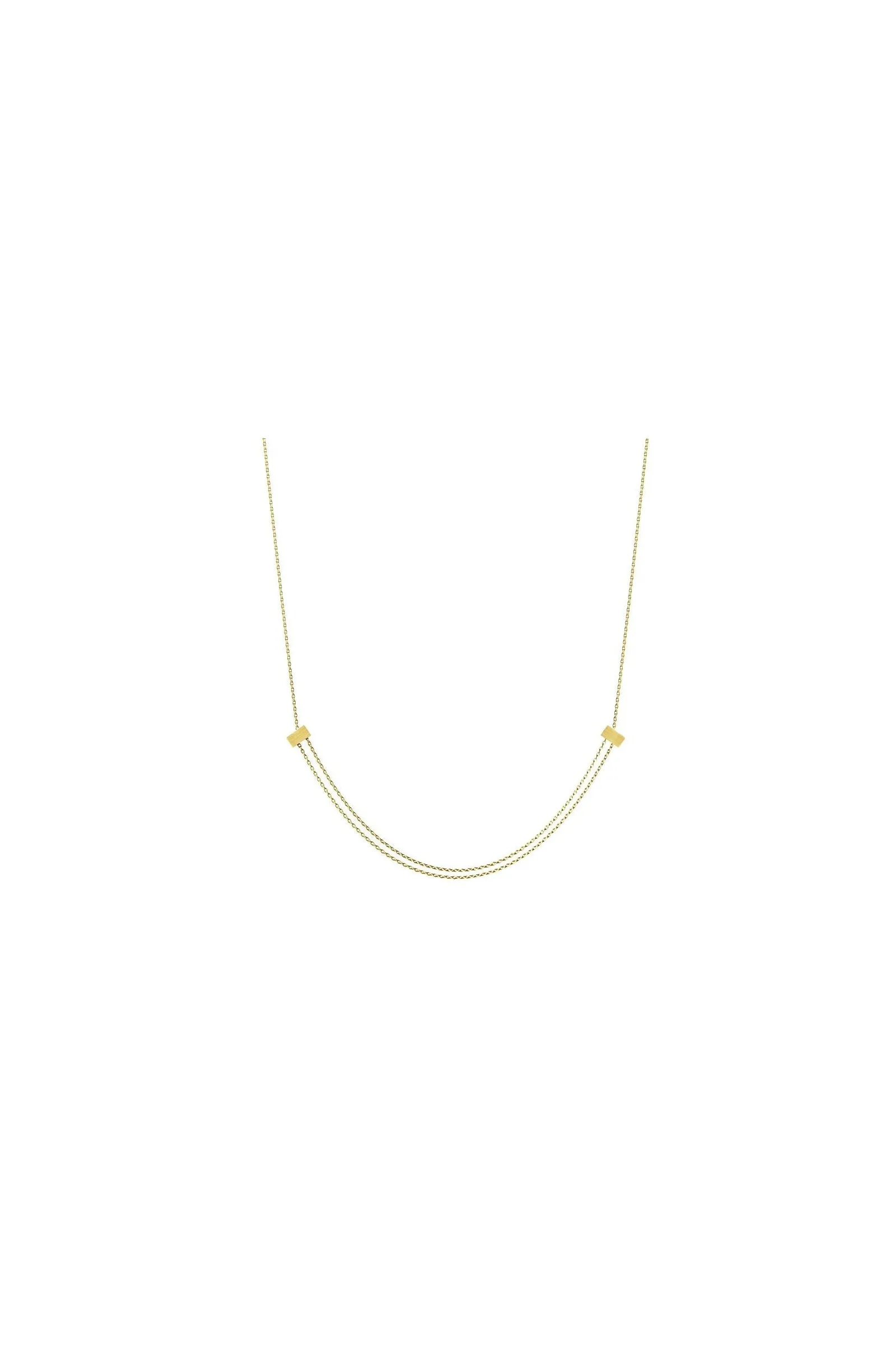 Cube 18K Gold Necklace