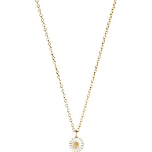 Daisy 11 mm. Gold Plated Necklace