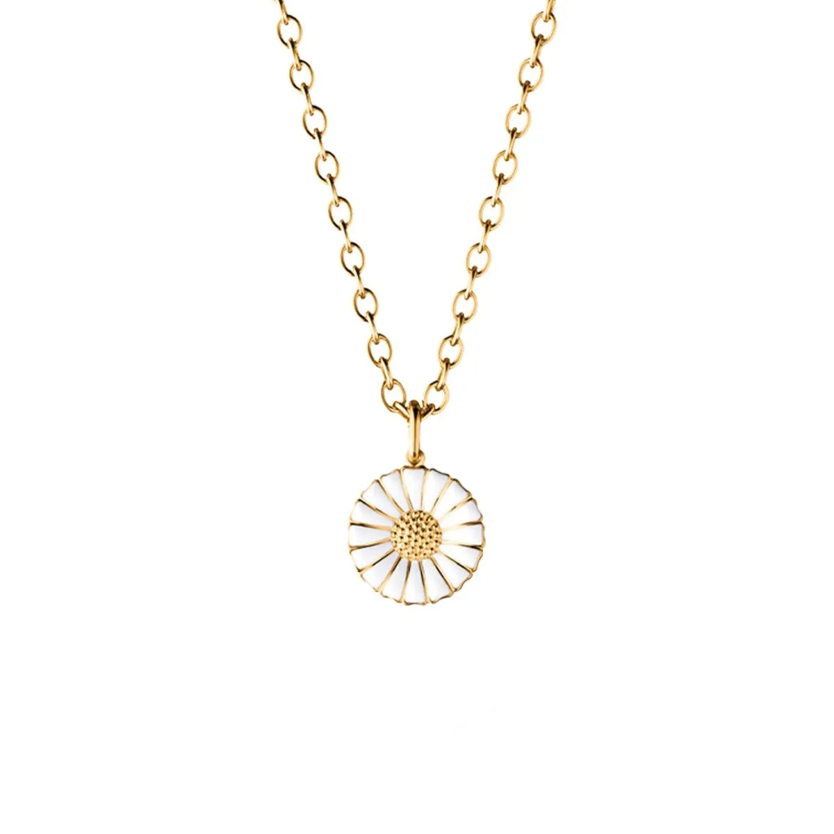 Daisy 18 mm Gold Plated Necklace