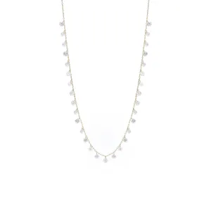 Danaé 18K Gold Necklace w. 31 Diamonds