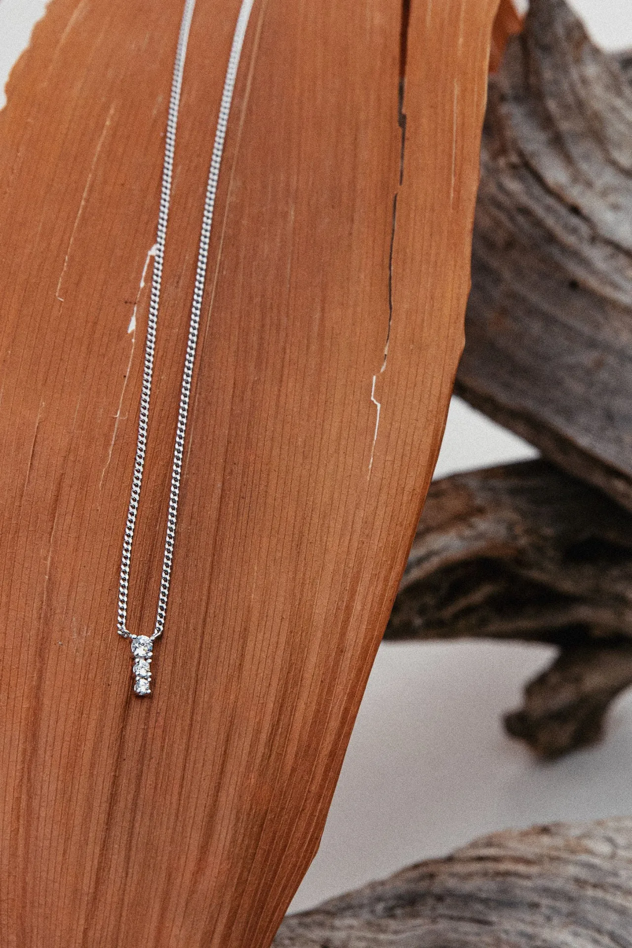 Degrade 18K Gold Necklace w. Lab-Grown Diamonds