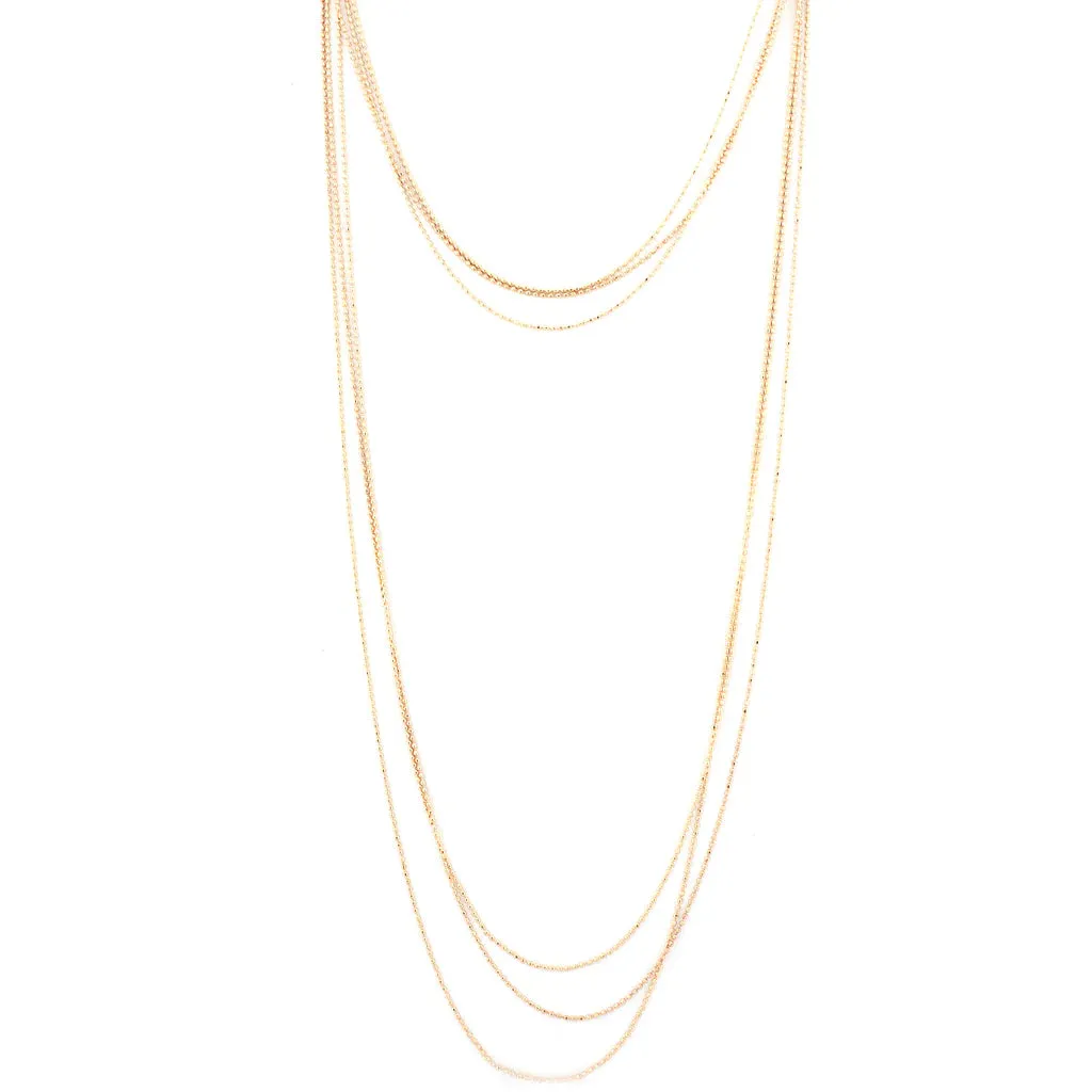 Delicate Multi Strand Necklace