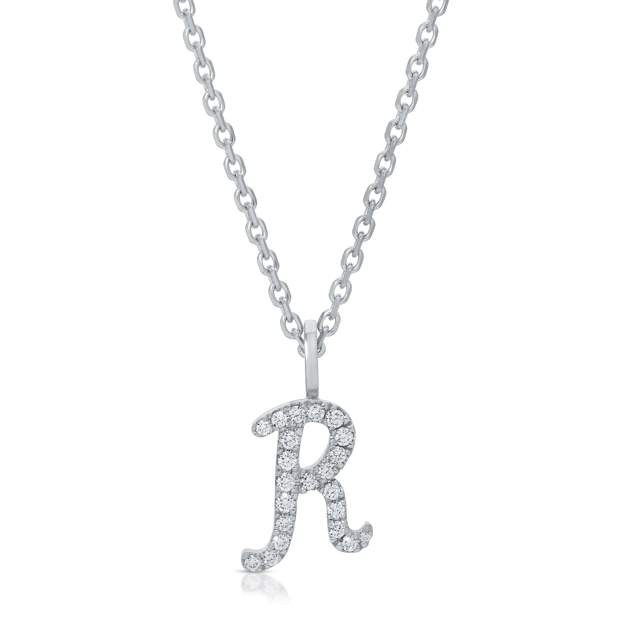 DIAMOND INITIAL DROP PENDANT Anita Ko