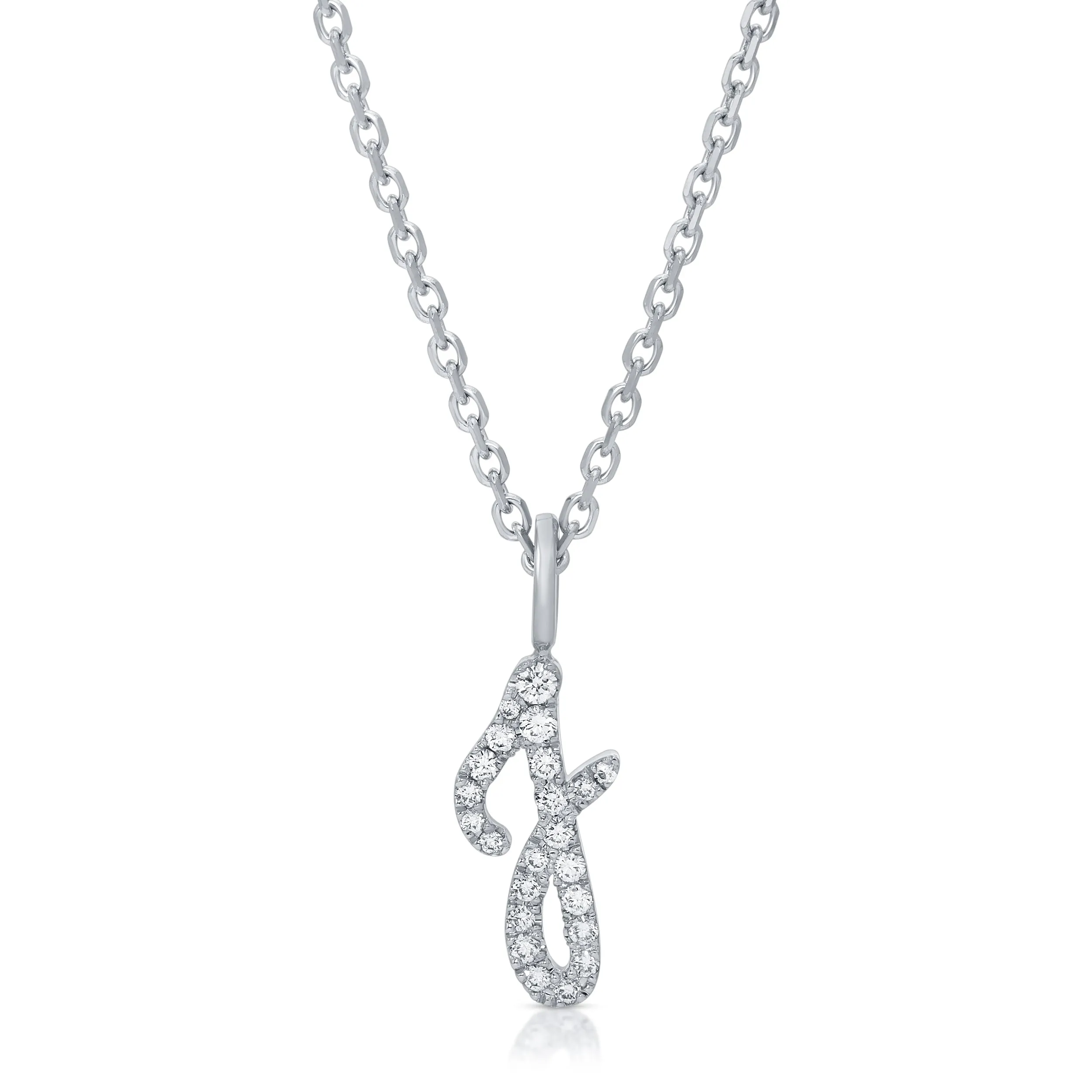 DIAMOND INITIAL DROP PENDANT Anita Ko