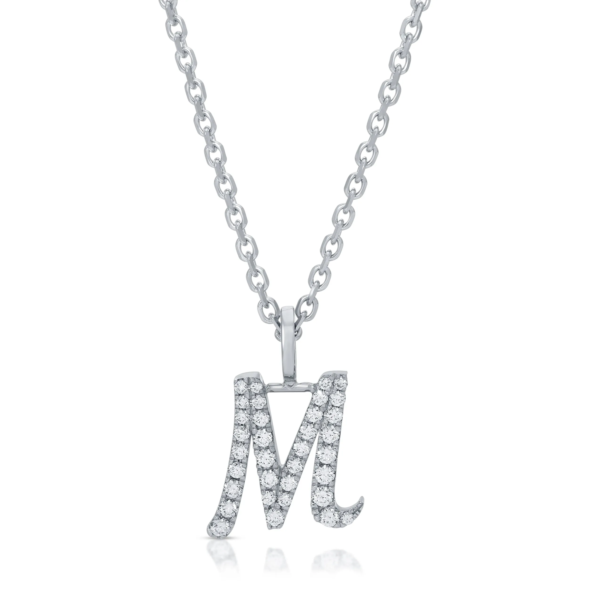 DIAMOND INITIAL DROP PENDANT Anita Ko