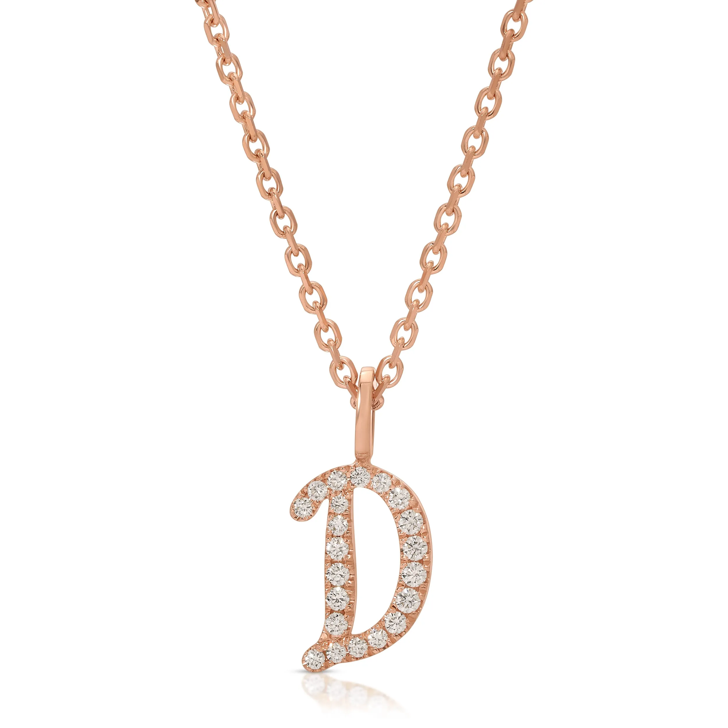 DIAMOND INITIAL DROP PENDANT Anita Ko