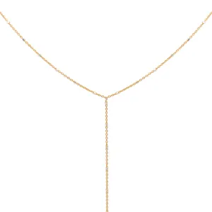 Disa Y 18K Gold Plated Necklace