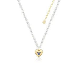 Disney Mickey Mouse Pearl Necklace Shiels
