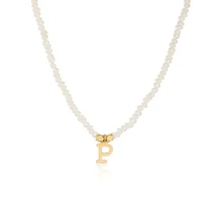 Divina 18K Gold Plated Necklace w. Pearls