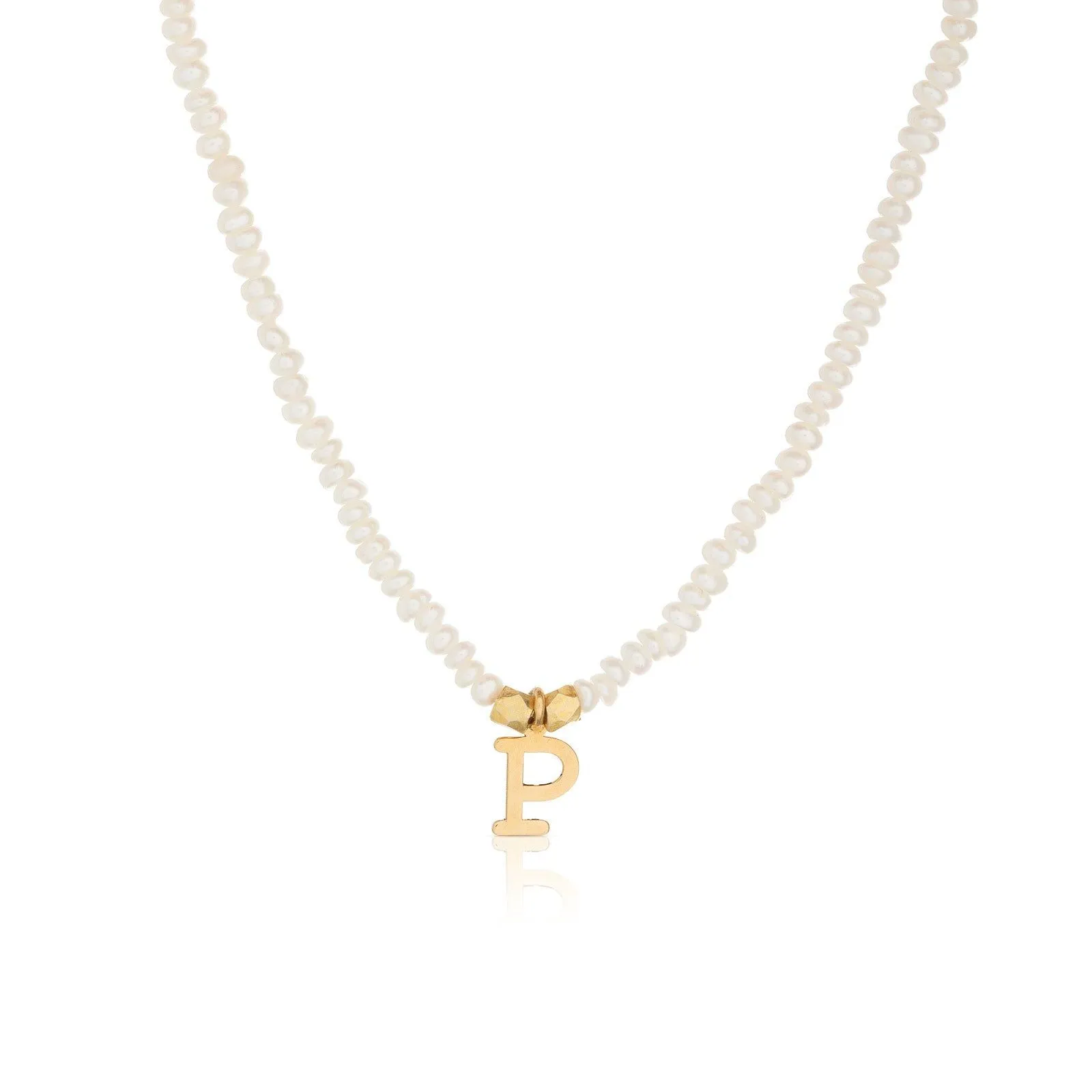 Divina 18K Gold Plated Necklace w. Pearls