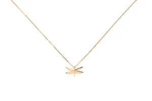 Dragonfly 14K Gold Pendant