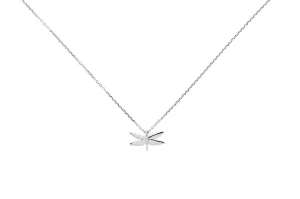 Dragonfly 14K Whitegold Pendant
