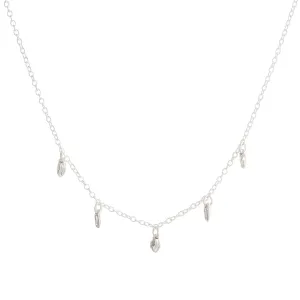 Droplets Silver Necklace