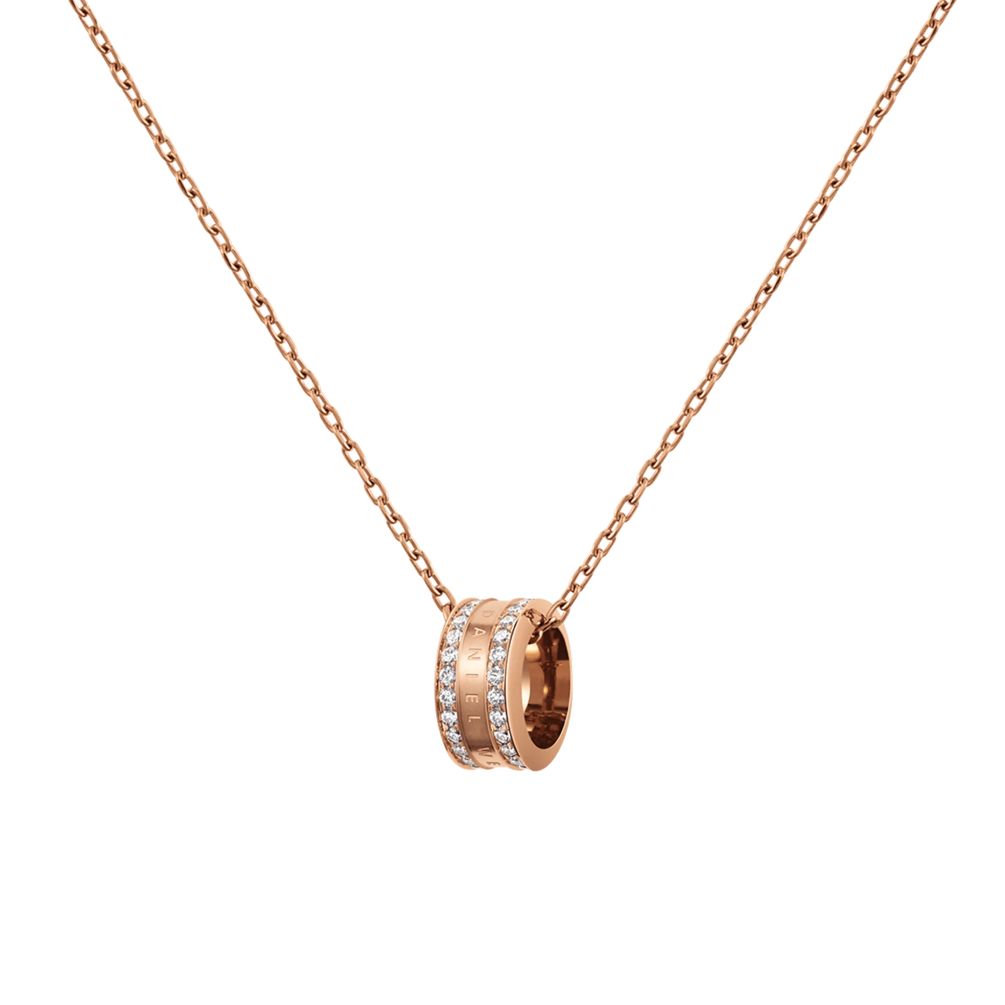 Elan Lumine Necklace Rose Gold Daniel Wellington