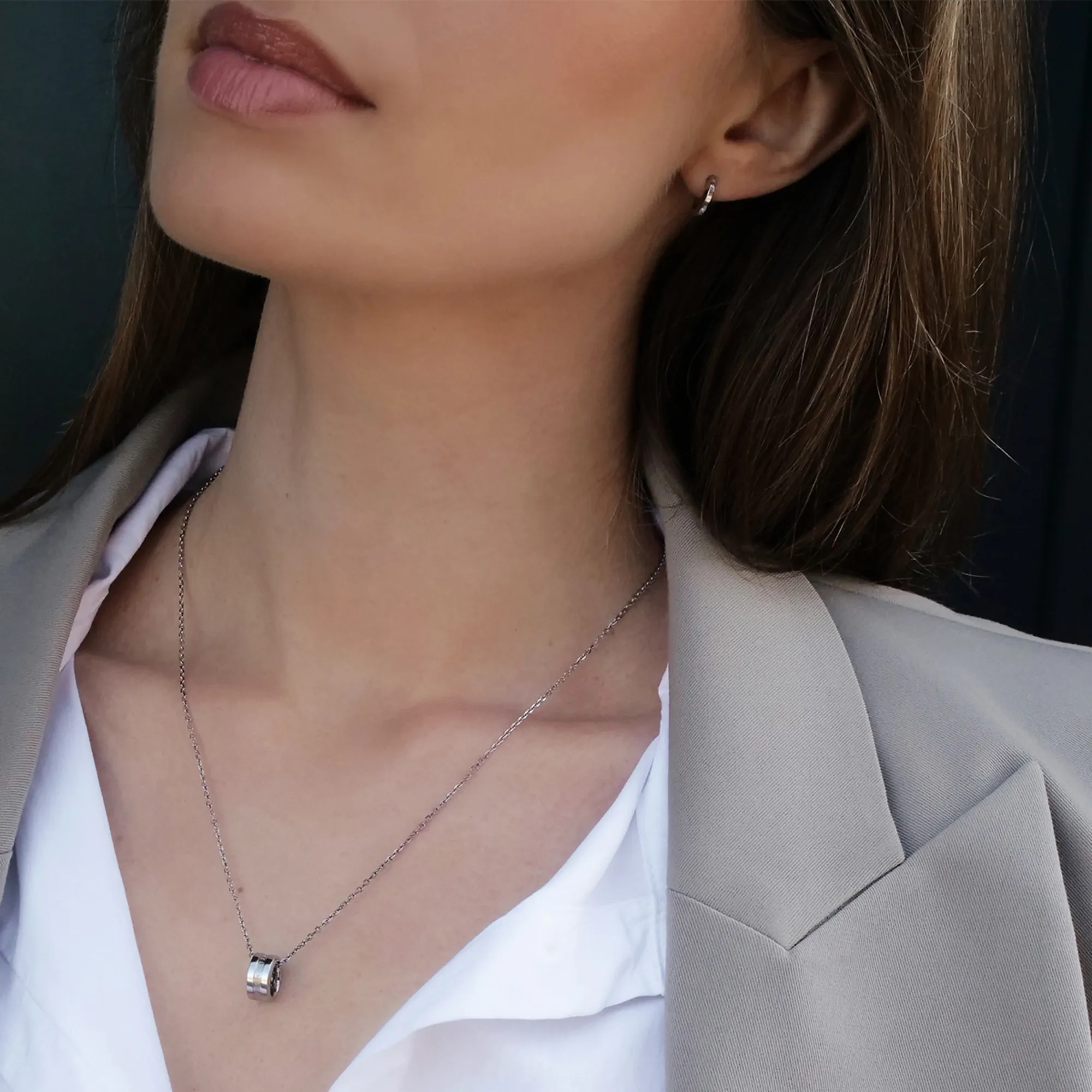 Elan Necklace Silver Daniel Wellington