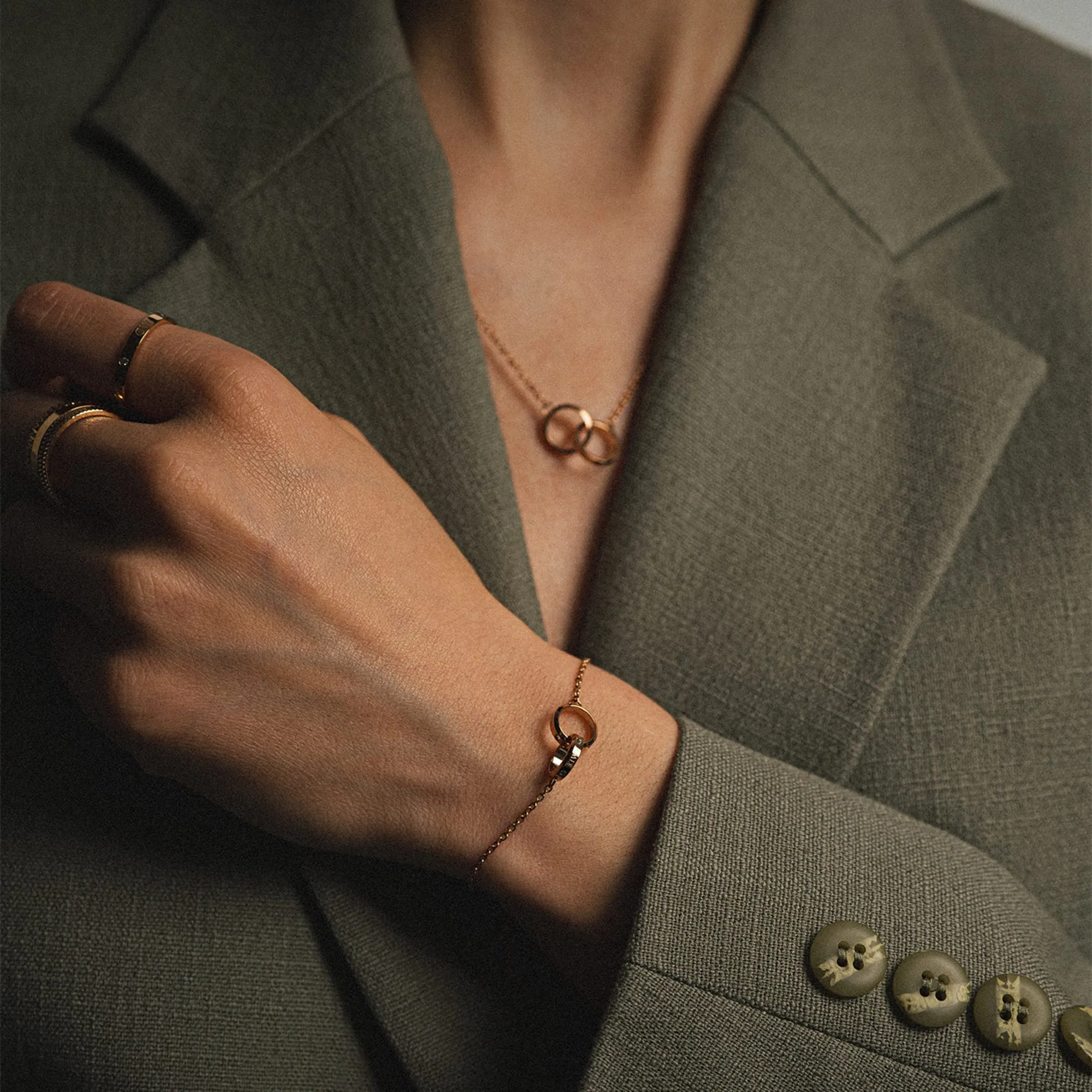 Elan Unity Bracelet Rose Gold Daniel Wellington